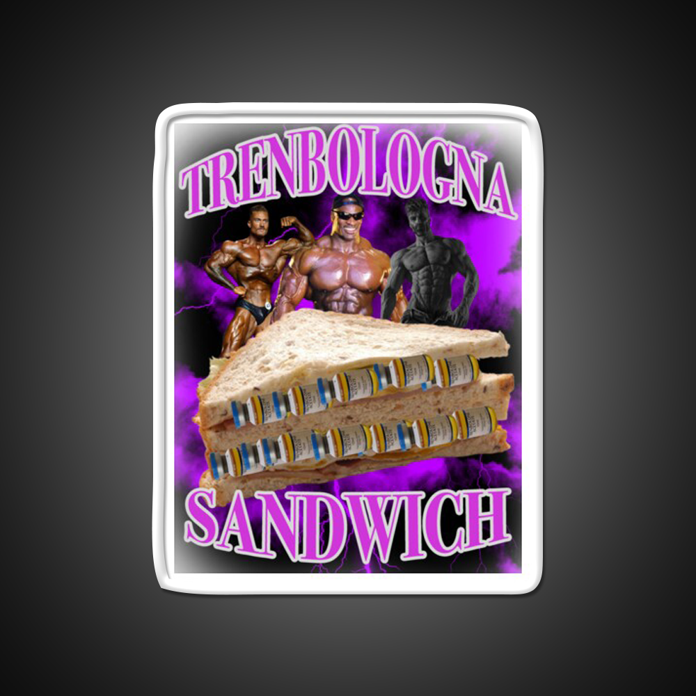 Trenbologna Sandwich Gym Fitness Led Neon Sign Rgb Color