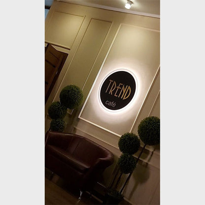 Trend Cafe Acrylic Business Logo Sign - Shineneon