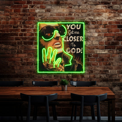 Trent Reznor Nin Closer Parody Pop Artwork Personalized Neon Signs