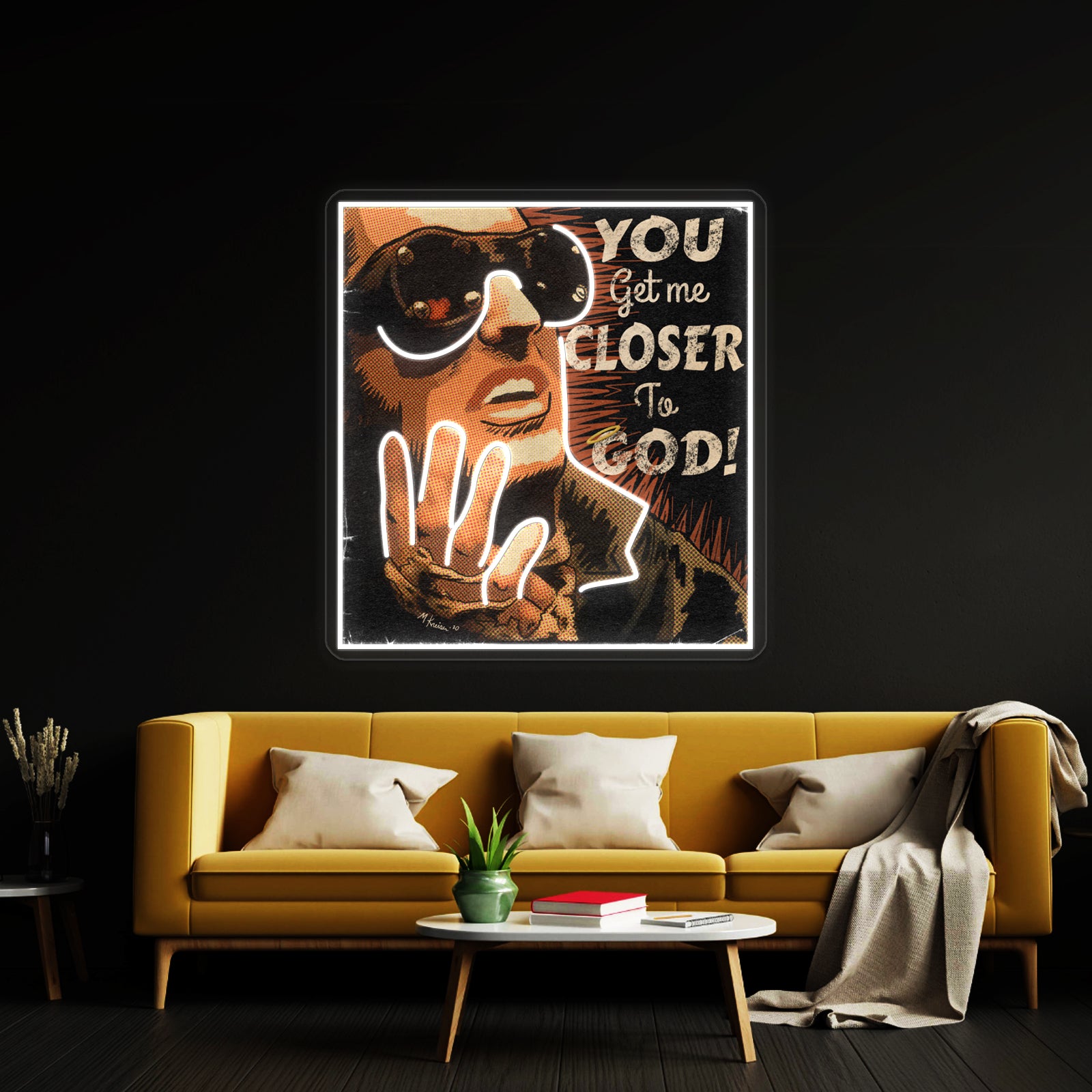 Trent Reznor Nin Closer Parody Pop Artwork Personalized Neon Signs | Shineneon