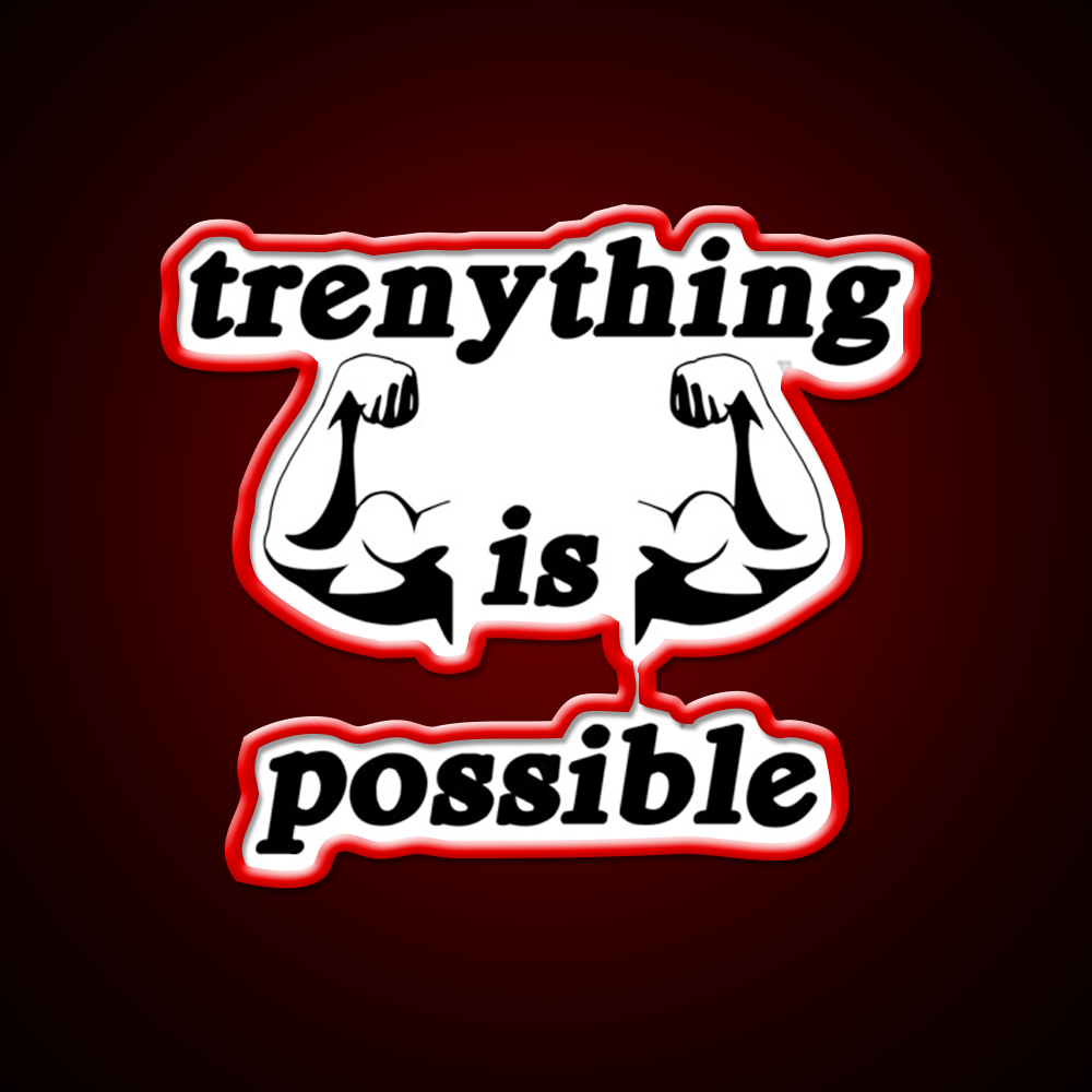 Trenything Is Possible Gym Fitness Led Neon Sign Gym Room Sign Rgb Color