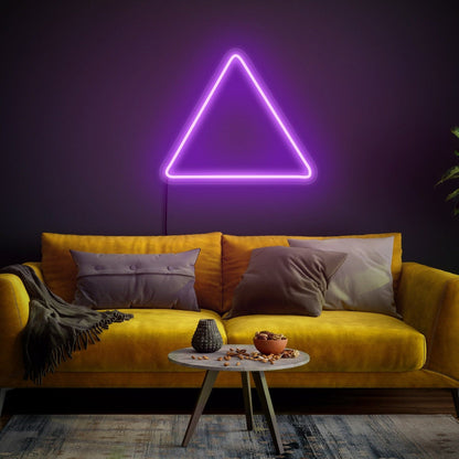 Triangle Led Neon Sign Fmodern Home Decor - Shineneon