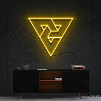 Triangles Led Neon Sign Fmodern And Geometric Decor - Shineneon