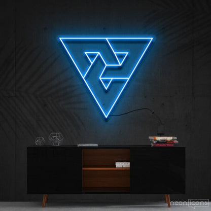 Triangles Led Neon Sign Fmodern And Geometric Decor - Shineneon
