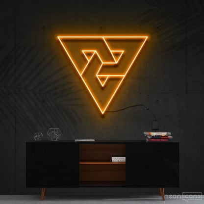 Triangles Led Neon Sign Fmodern And Geometric Decor - Shineneon