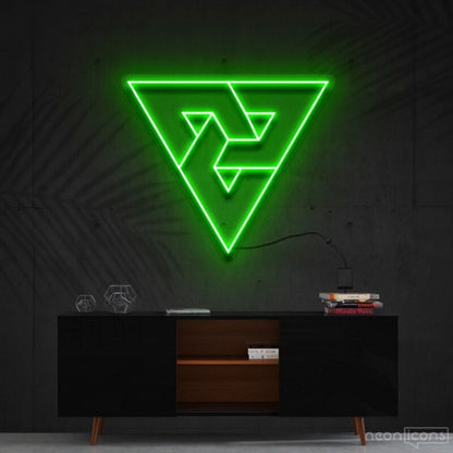 Triangles Led Neon Sign Fmodern And Geometric Decor - Shineneon