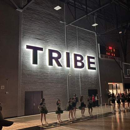 Tribe 3D Backlit Channel Letters Led Light Sign - Shineneon