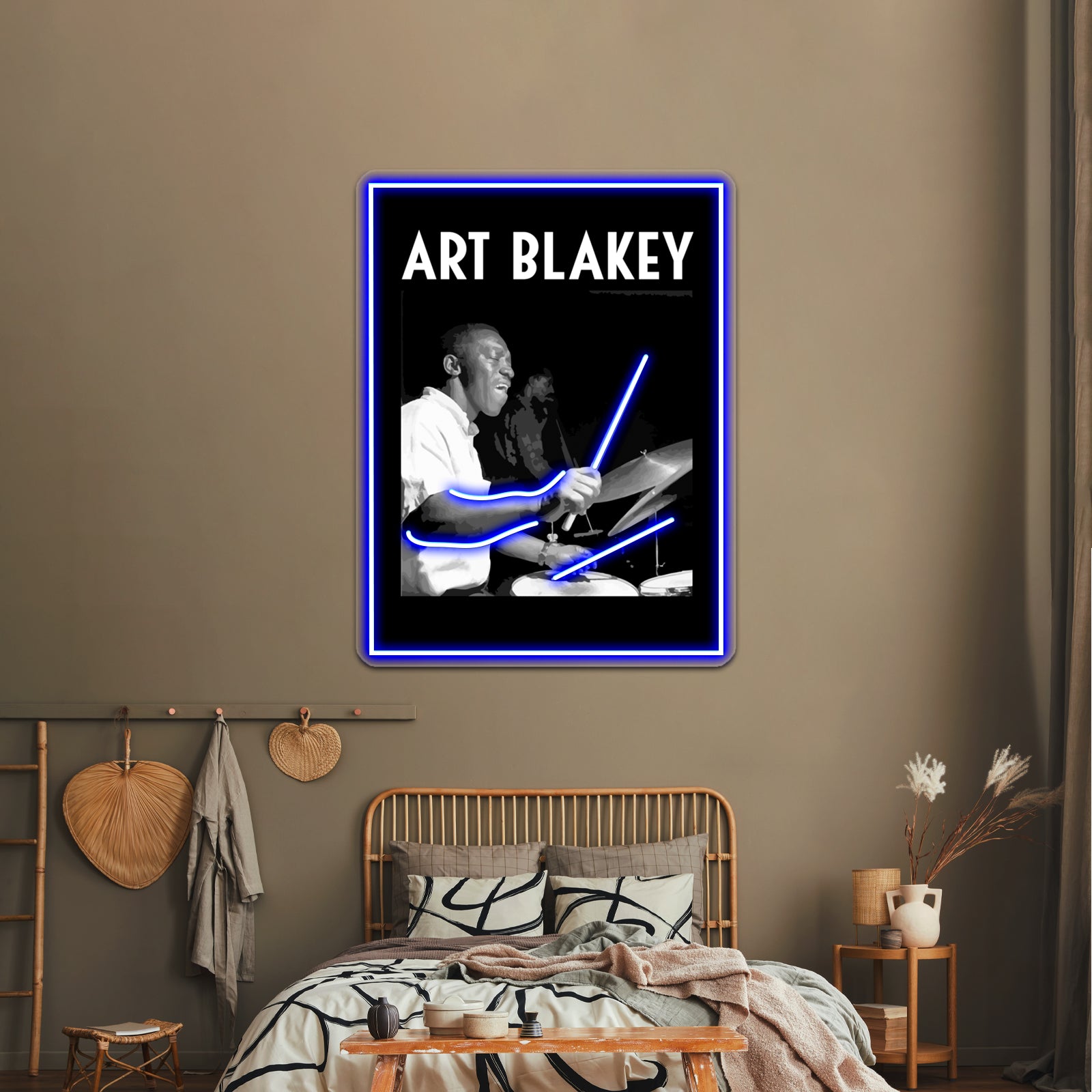 Tribute To Art Blakey Wall Artwork Neon Signs | Shineneon
