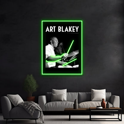 Tribute To Art Blakey Wall Artwork Neon Signs | Shineneon