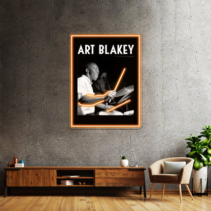 Tribute To Art Blakey Wall Artwork Neon Signs | Shineneon
