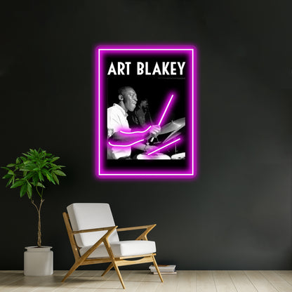 Tribute To Art Blakey Wall Artwork Neon Signs | Shineneon