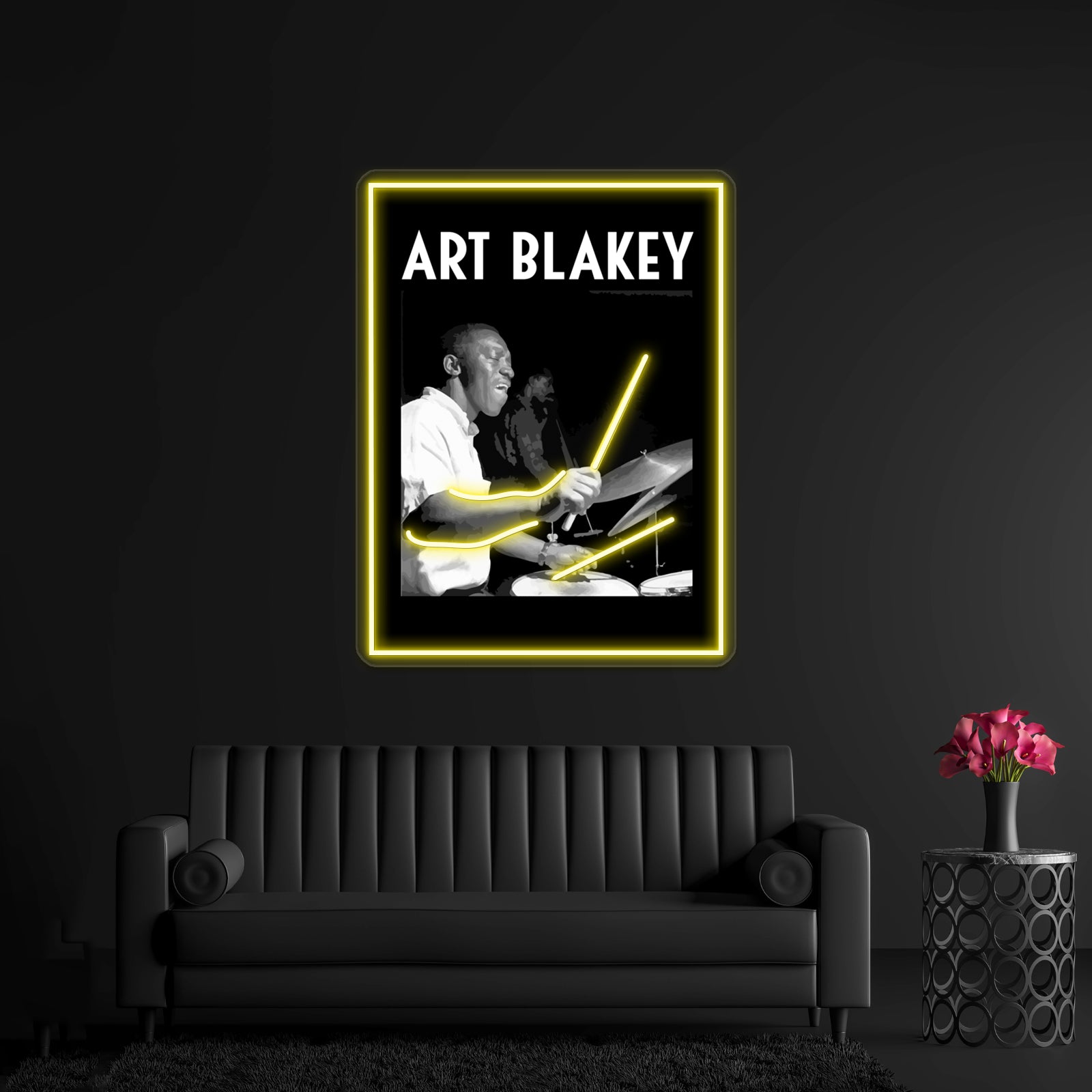 Tribute To Art Blakey Wall Artwork Neon Signs | Shineneon