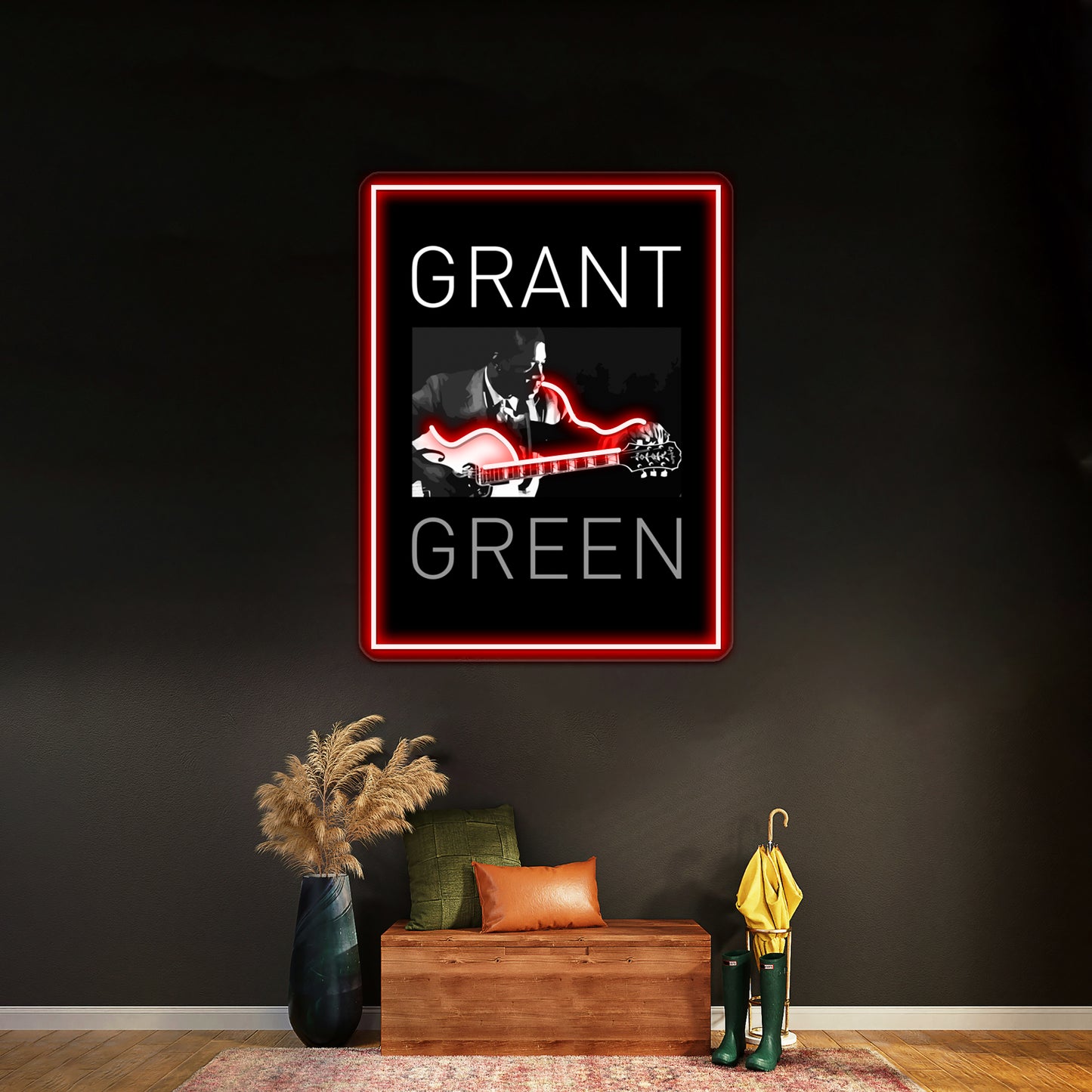 Tribute To Grant Green Bw1 Wall Artwork Neon Signs