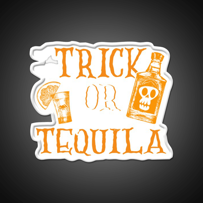 Trick Or Tequila Halloween Party Party Drink Tequila Led Neon Sign Rgb Color - Shineneon