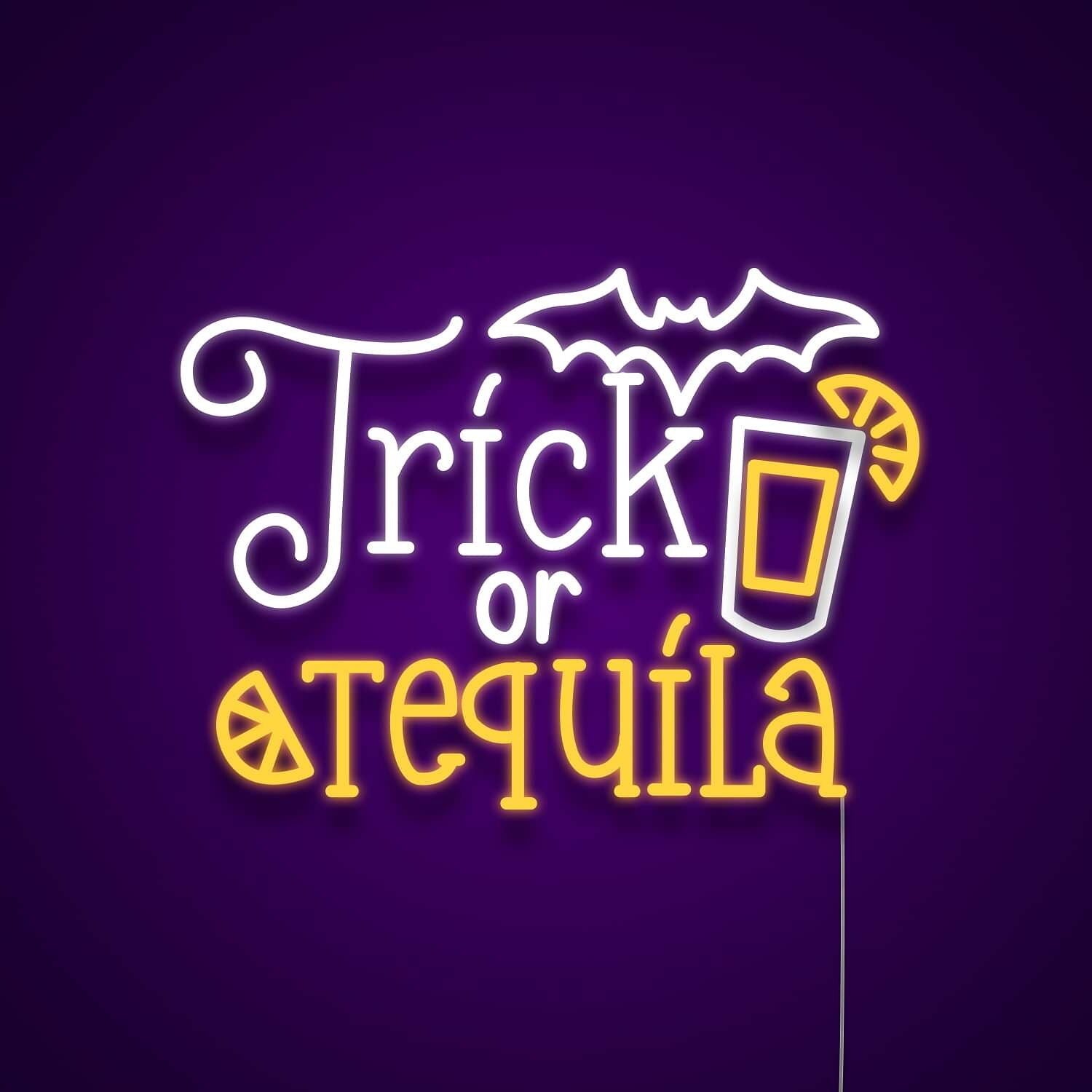 Trick Or Tequila Neon Sign | Shineneon