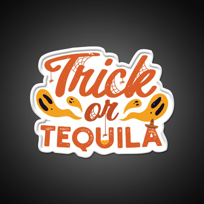 Trick Or Tequila Party Drink Tequila Led Neon Sign Bar Led Sign Rgb Color - Shineneon