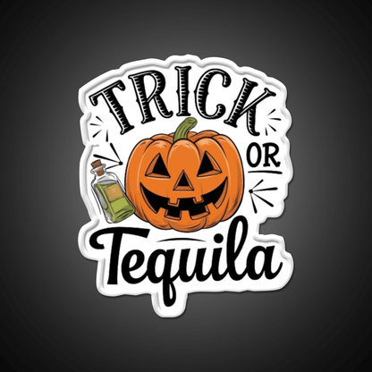 Trick Or Tequila Party Drink Tequila Led Neon Sign Rgb Color - Shineneon