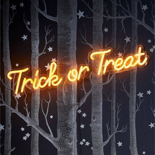 Trick Or Treat Led Sign Business Neon Signs Wall Art