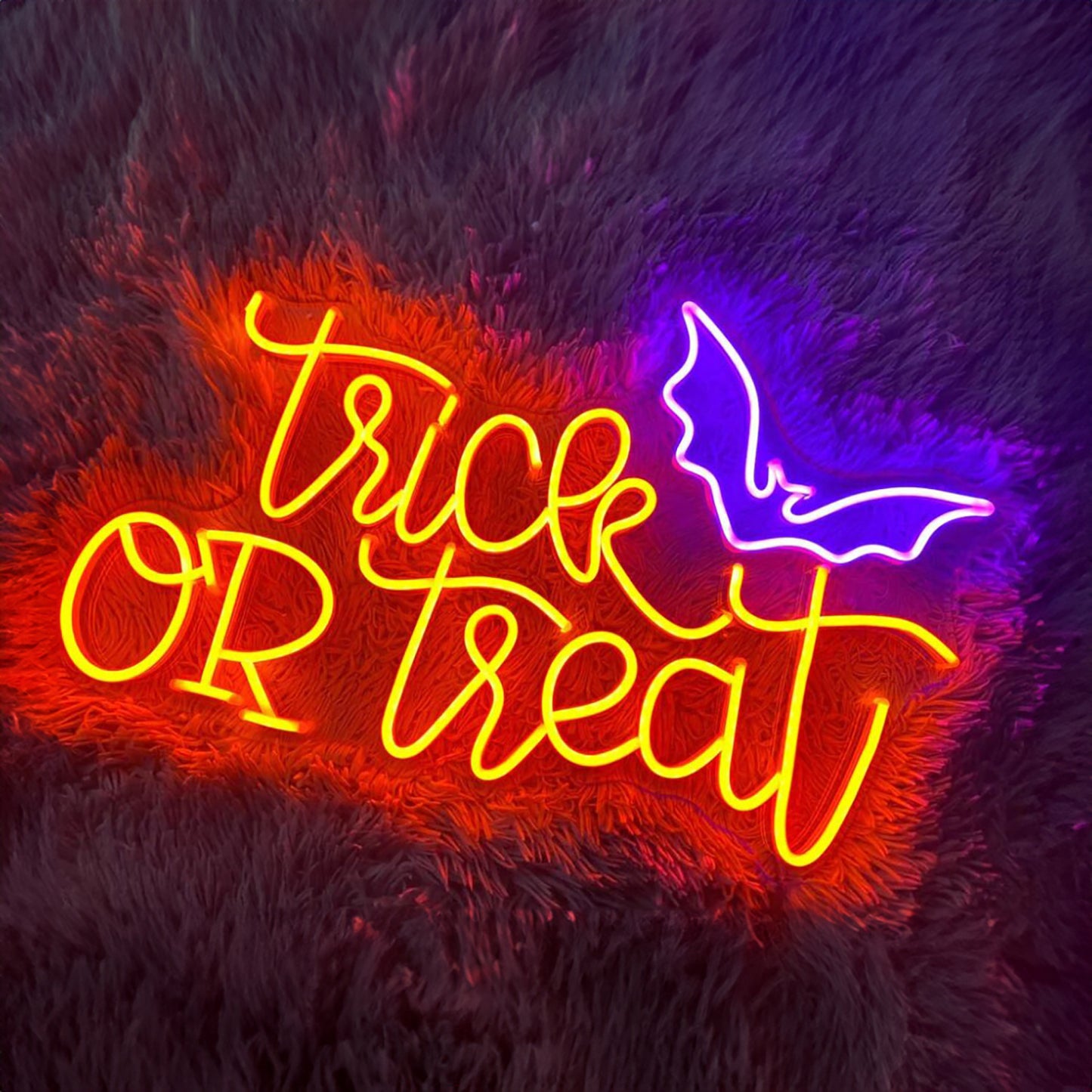 Trick Or Treat Neon Sign Wall Decor