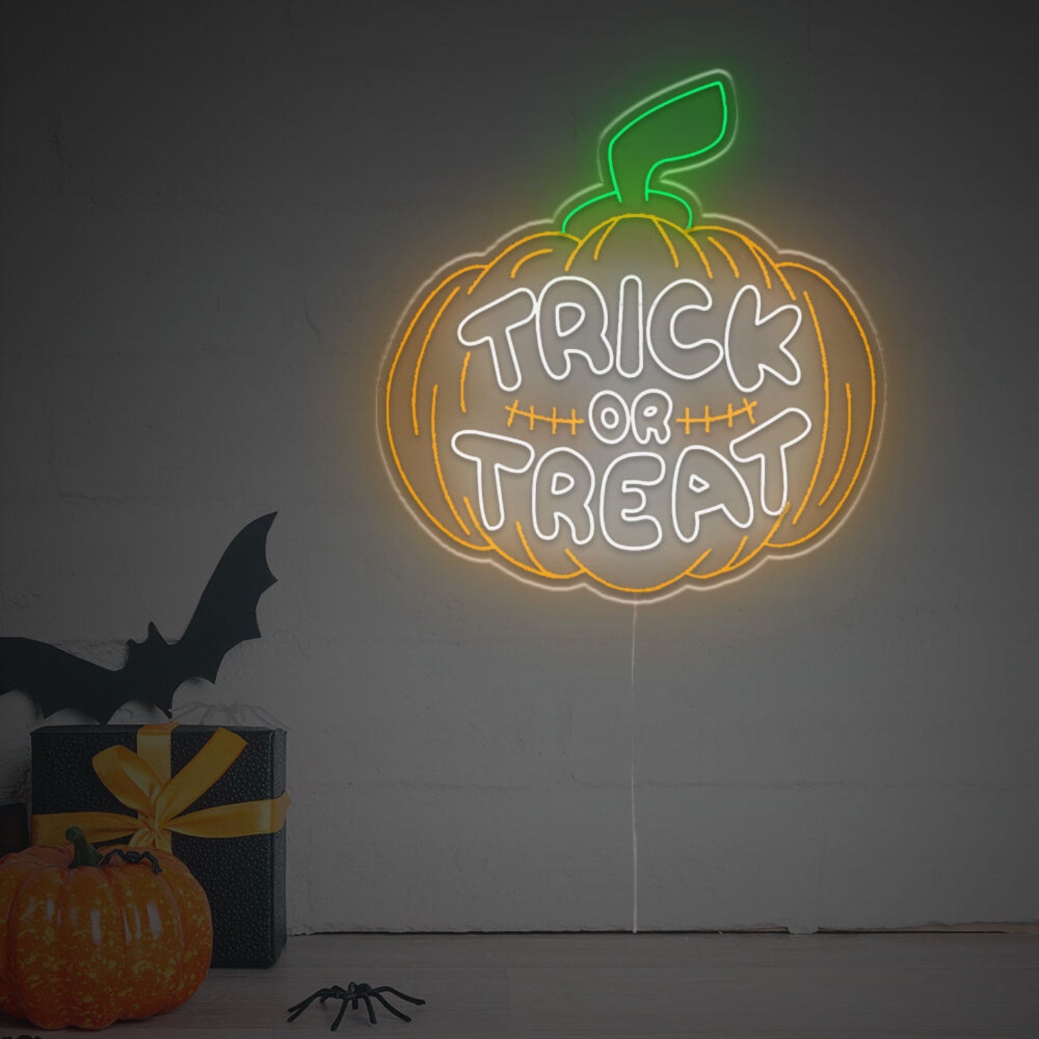 Trick Or Treat Quote Led Neon Sign | Shineneon