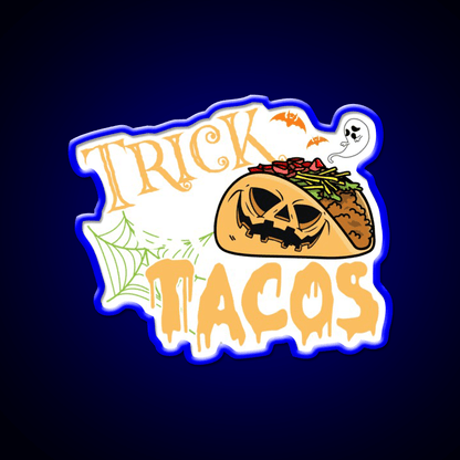 Trick Or Treat Taco Halloween Taco Led Neon Sign Rgb Color - Shineneon