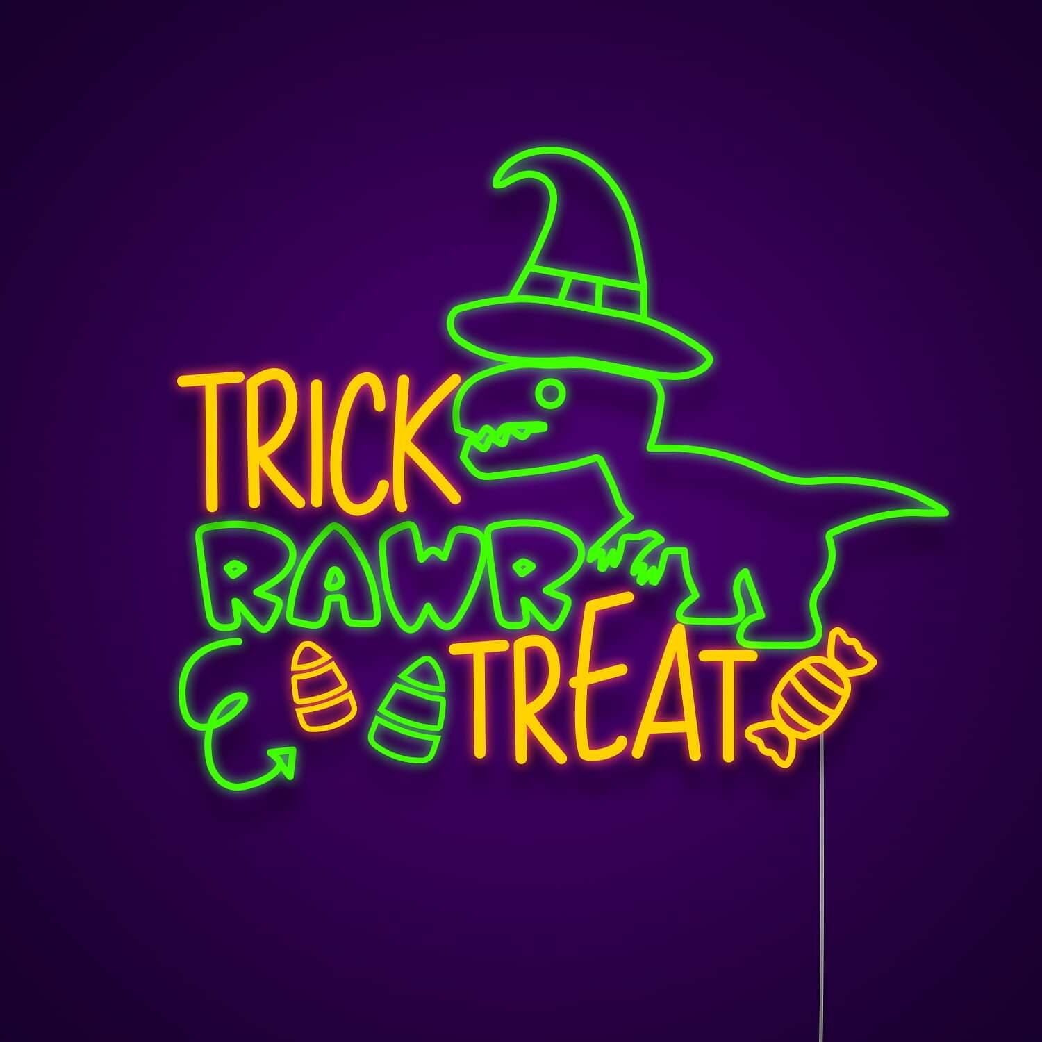 Trick Rawr Treat Neon Sign | Shineneon
