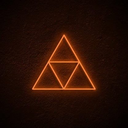 Triforce Led Neon Sign For Gamers And Zelda Fans - Shineneon