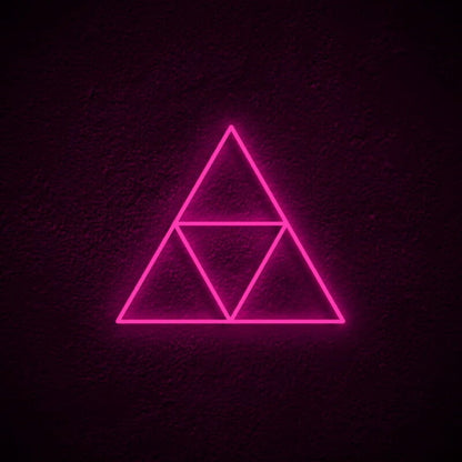 Triforce Led Neon Sign For Gamers And Zelda Fans - Shineneon