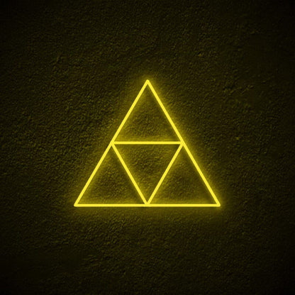 Triforce Led Neon Sign For Gamers And Zelda Fans - Shineneon