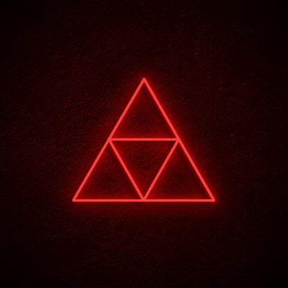 Triforce Led Neon Sign For Gamers And Zelda Fans - Shineneon