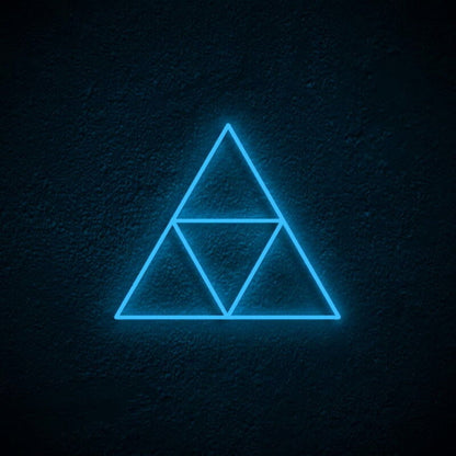 Triforce Led Neon Sign For Gamers And Zelda Fans - Shineneon