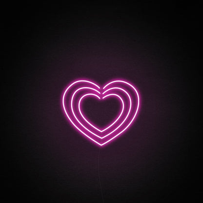 Triple Hearts Neon Sign | Shineneon