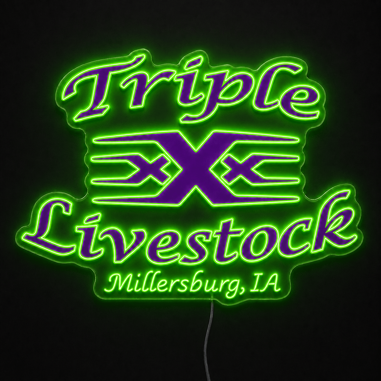 Triple Livestock Custom LED Neon Sign - Shineneon