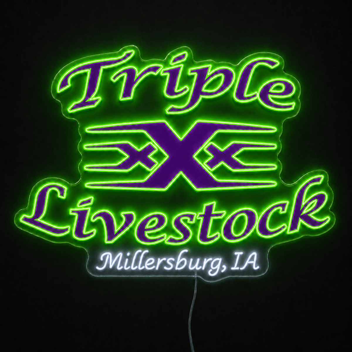 Triple Livestock Custom LED Neon Sign - Shineneon