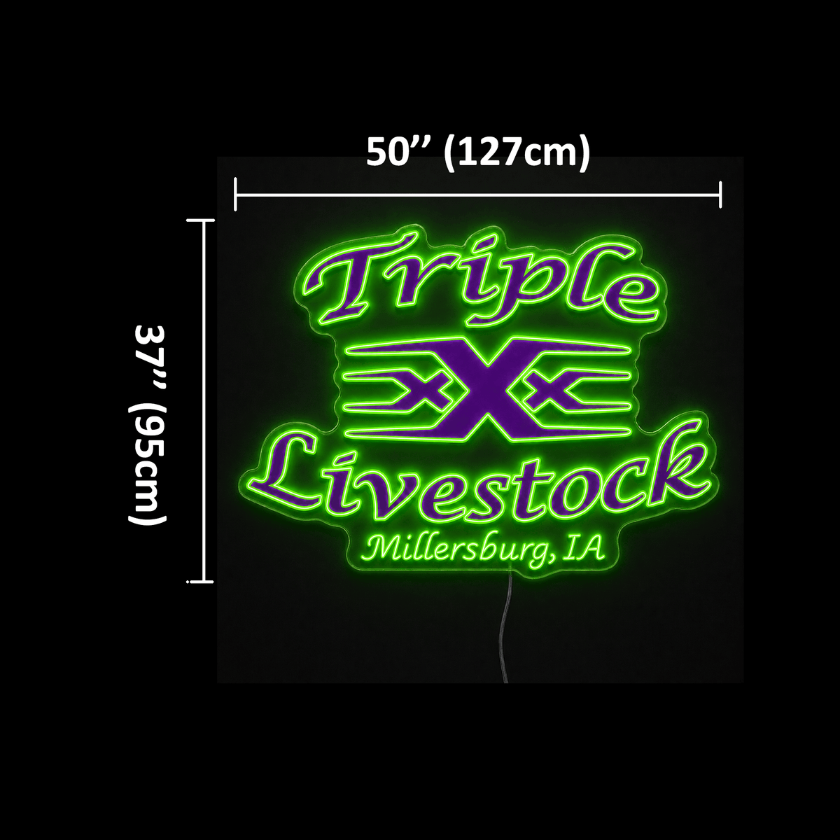Triple Livestock Custom LED Neon Sign - Shineneon