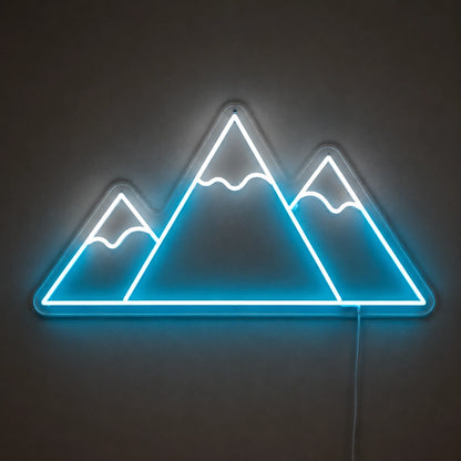 Triple Mountain Neon Sign LED Neon Sign main product image