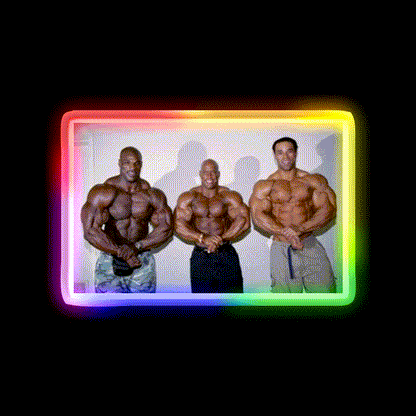 Triple Threat Gym Fitness Led Neon Sign Rgb Color