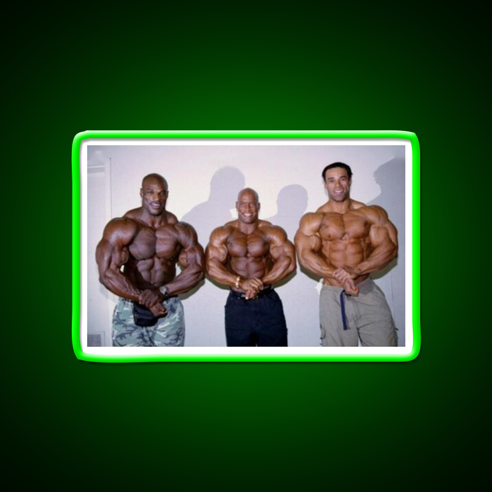 Triple Threat Gym Fitness Led Neon Sign Rgb Color