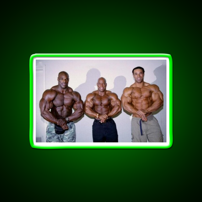 Triple Threat Gym Fitness Led Neon Sign Rgb Color