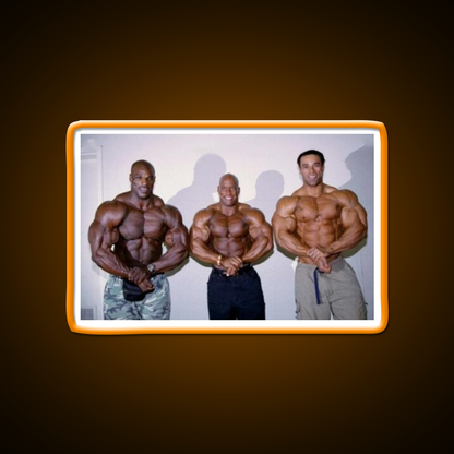 Triple Threat Gym Fitness Led Neon Sign Rgb Color