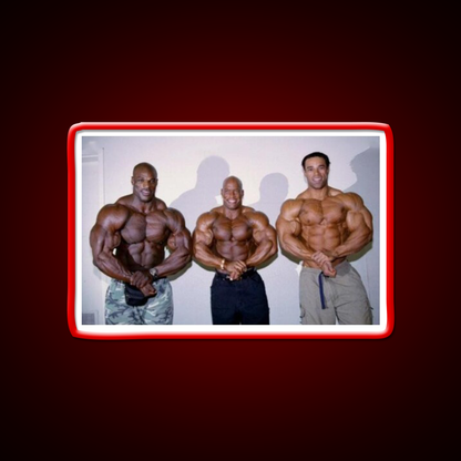 Triple Threat Gym Fitness Led Neon Sign Rgb Color