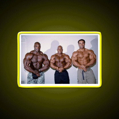 Triple Threat Gym Fitness Led Neon Sign Rgb Color