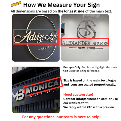 Triple Threat Stainless Steel Metal 3d Sign - Shineneon