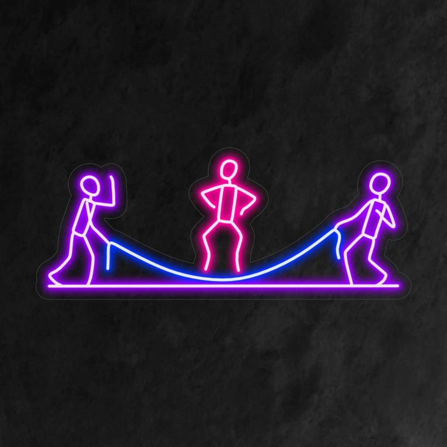 Triple-Tone Jumping Rope Led Neon Sign For Gym Sports Decor | Shineneon