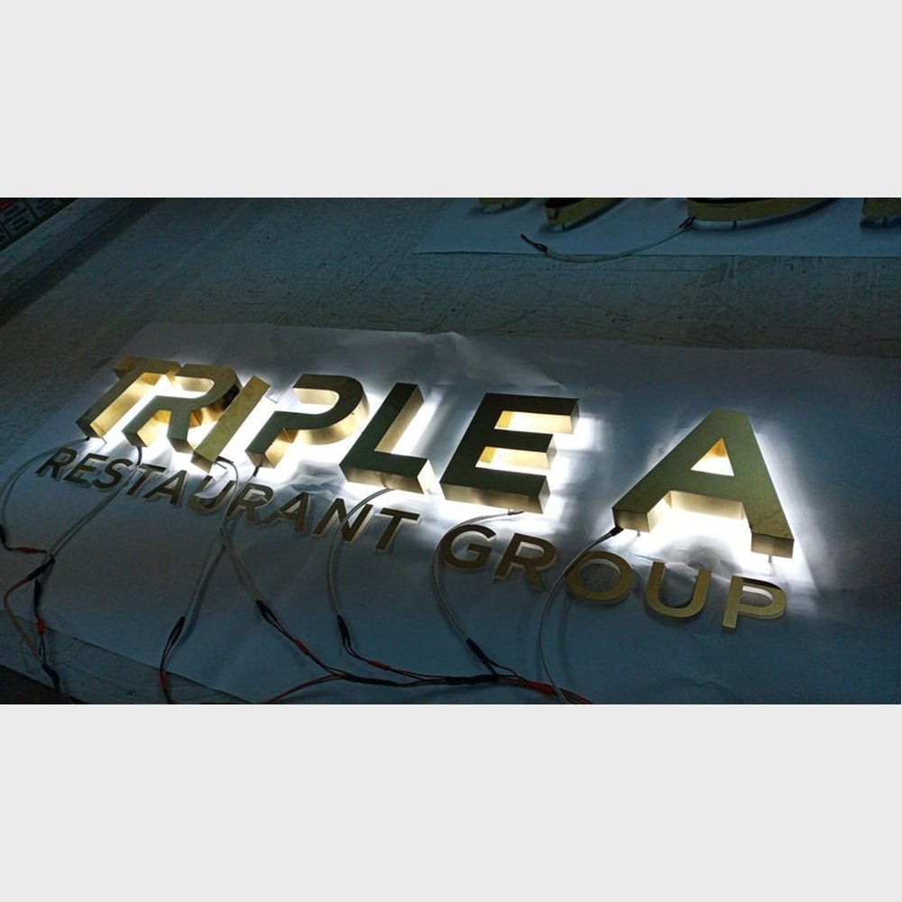 Triplea Group 3D Backlit Channel Letters Led Light Sign - Shineneon