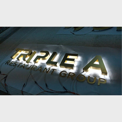 Triplea Group 3D Backlit Channel Letters Led Light Sign - Shineneon