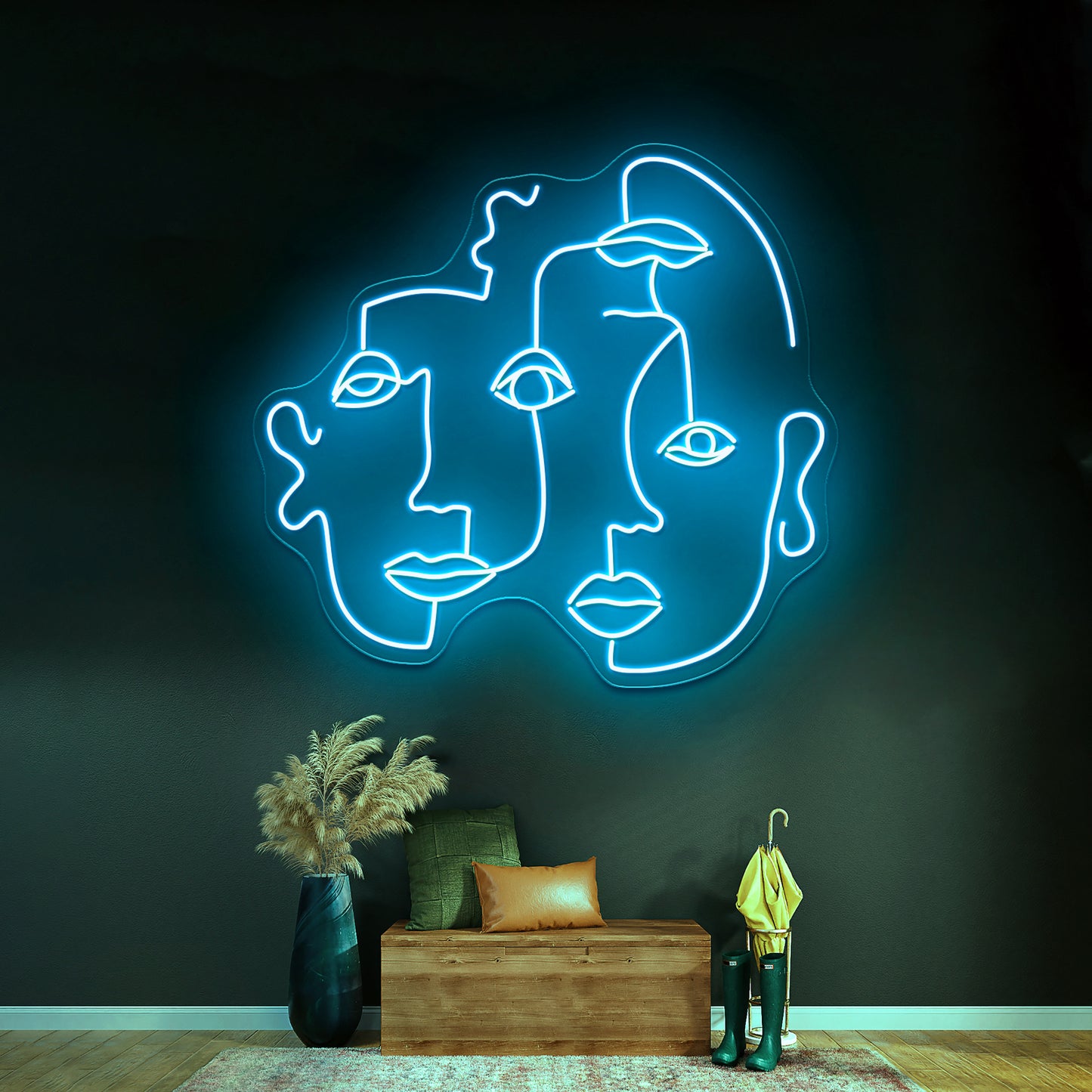 Triplets Wall Artwork Neon Signs