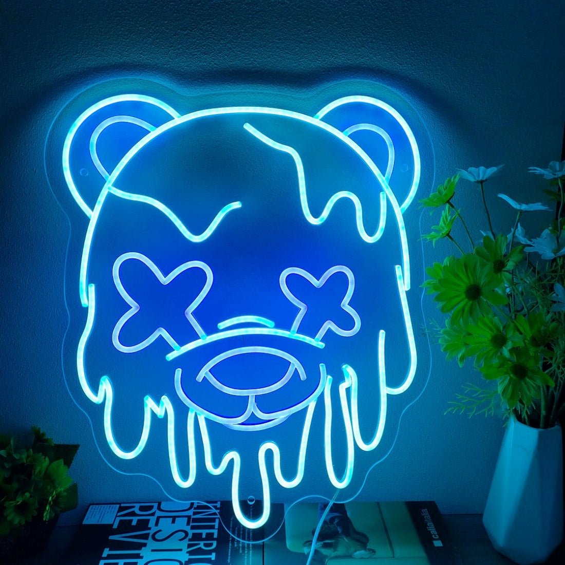 Trippy Bear With Drip Led Sign Business Neon Sign - Shineneon