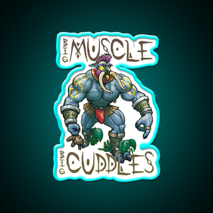 Trolling 4 Hugz Gym Fitness Led Neon Sign Rgb Color