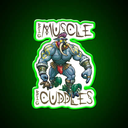 Trolling 4 Hugz Gym Fitness Led Neon Sign Rgb Color